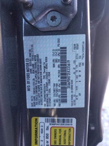 Photo 11 VIN: 3FA6P0H72ER335619 - FORD FUSION SE 