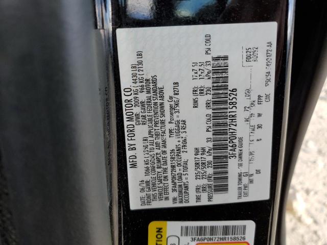 Photo 11 VIN: 3FA6P0H72HR158526 - FORD FUSION 