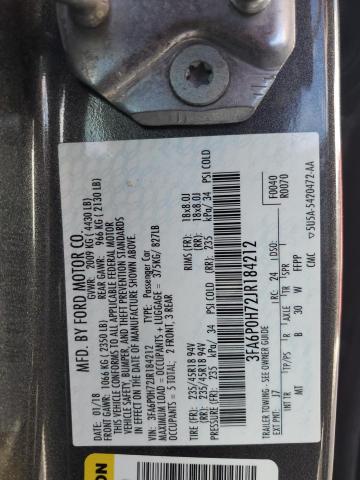 Photo 12 VIN: 3FA6P0H72JR184212 - FORD FUSION SE 