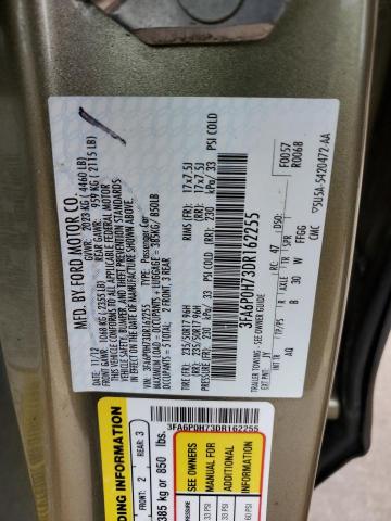 Photo 11 VIN: 3FA6P0H73DR162255 - FORD FUSION SE 