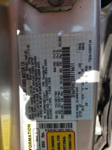 Photo 11 VIN: 3FA6P0H73DR176611 - FORD FUSION 