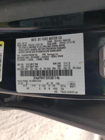 Photo 11 VIN: 3FA6P0H73ER387146 - FORD FUSION SE 