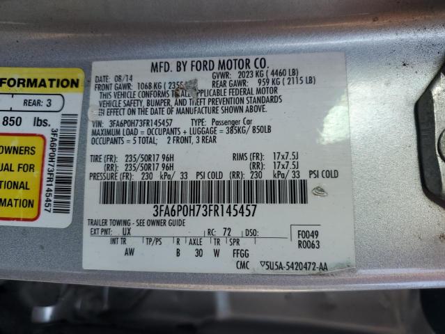 Photo 11 VIN: 3FA6P0H73FR145457 - FORD FUSION 