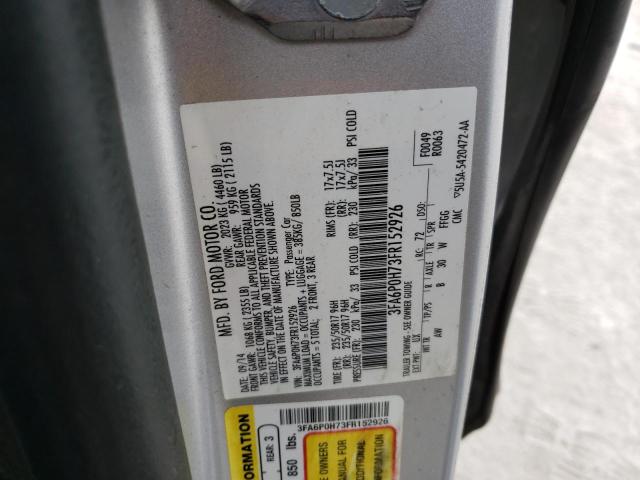 Photo 11 VIN: 3FA6P0H73FR152926 - FORD FUSION SE 