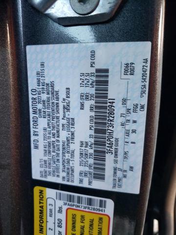 Photo 11 VIN: 3FA6P0H73FR280941 - FORD FUSION 