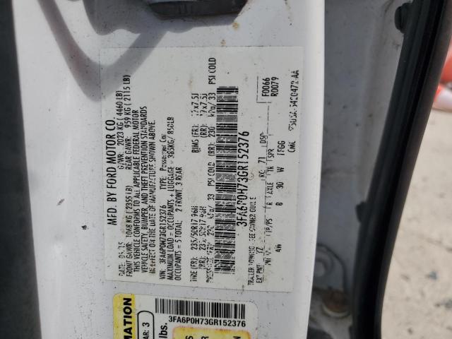 Photo 11 VIN: 3FA6P0H73GR152376 - FORD FUSION SE 