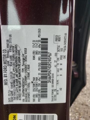 Photo 11 VIN: 3FA6P0H74DR240767 - FORD FUSION SE 