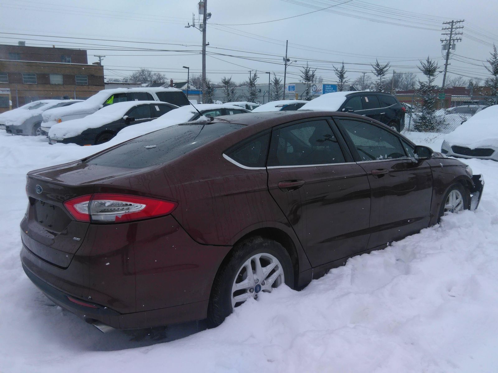 Photo 1 VIN: 3FA6P0H74GR205201 - FORD FUSION FWD 4C 