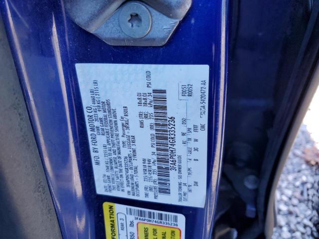 Photo 11 VIN: 3FA6P0H74GR335236 - FORD FUSION 