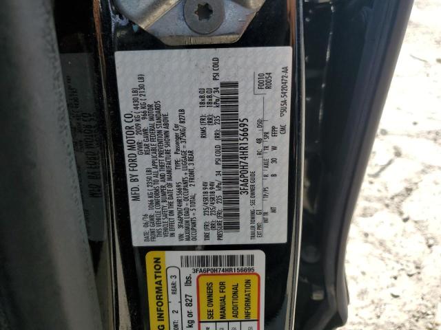 Photo 11 VIN: 3FA6P0H74HR156695 - FORD FUSION SE 