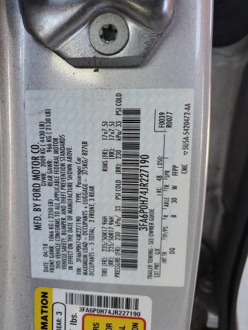 Photo 11 VIN: 3FA6P0H74JR227190 - FORD FUSION SE 