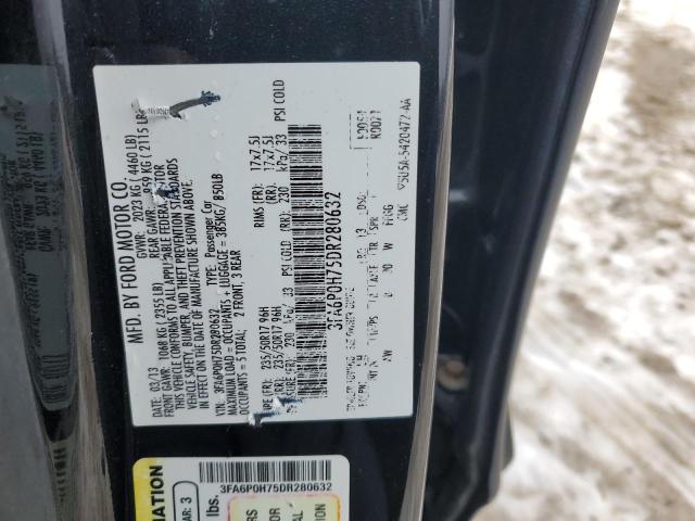 Photo 11 VIN: 3FA6P0H75DR280632 - FORD FUSION 