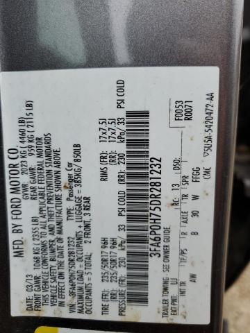 Photo 11 VIN: 3FA6P0H75DR281232 - FORD FUSION SE 