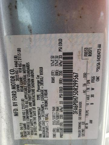 Photo 11 VIN: 3FA6P0H75DR299567 - FORD FUSION SE 