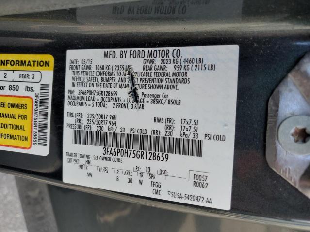 Photo 11 VIN: 3FA6P0H75GR128659 - FORD FUSION SE 