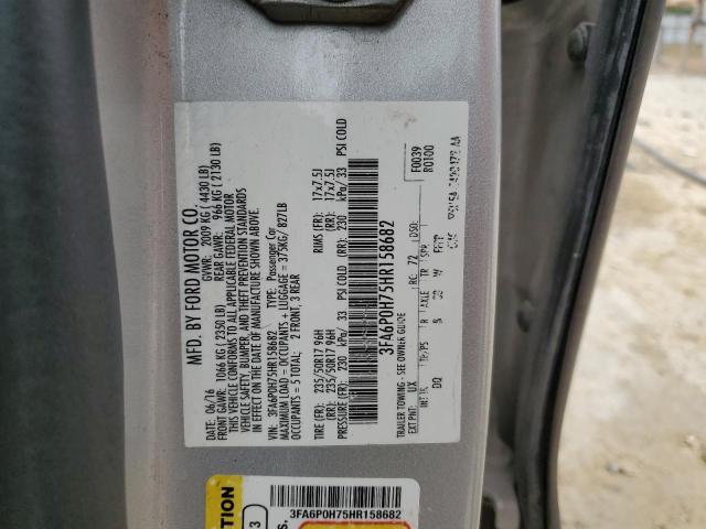 Photo 11 VIN: 3FA6P0H75HR158682 - FORD FUSION SE 