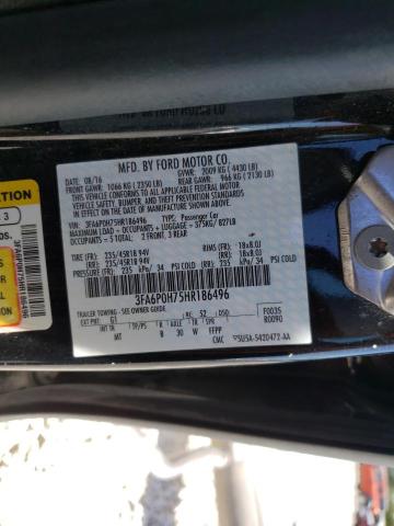 Photo 9 VIN: 3FA6P0H75HR186496 - FORD FUSION 