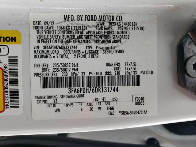 Photo 11 VIN: 3FA6P0H76DR131744 - FORD FUSION 