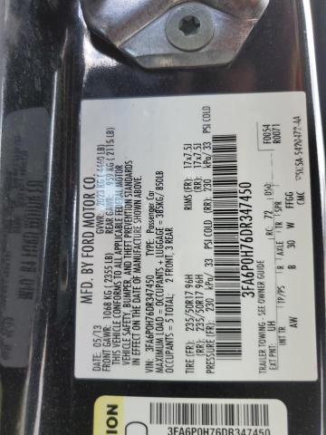 Photo 11 VIN: 3FA6P0H76DR347450 - FORD FUSION SE 