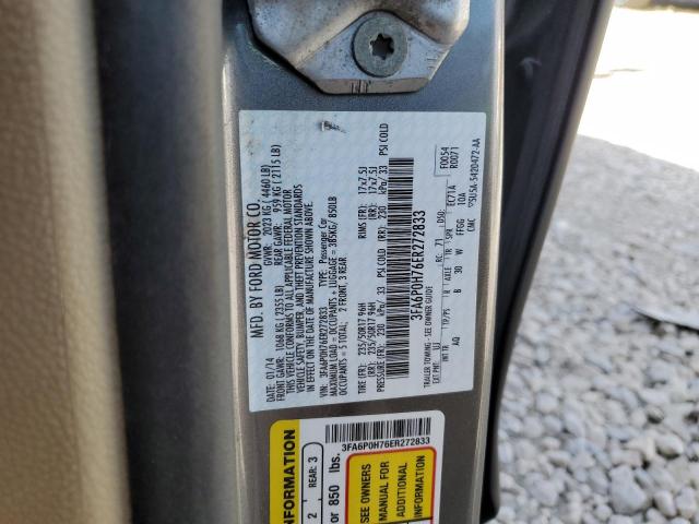 Photo 11 VIN: 3FA6P0H76ER272833 - FORD FUSION SE 