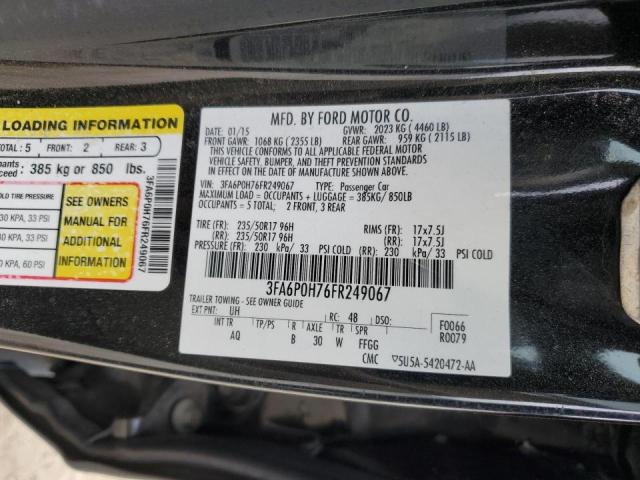 Photo 11 VIN: 3FA6P0H76FR249067 - FORD FUSION SE 