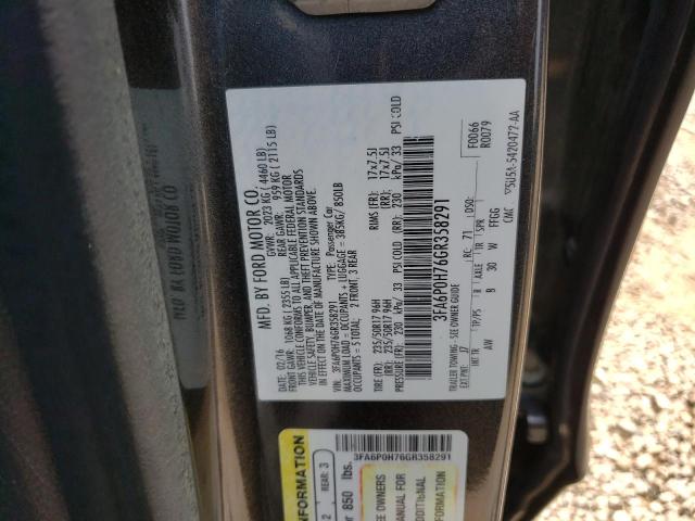 Photo 11 VIN: 3FA6P0H76GR358291 - FORD FUSION SE 