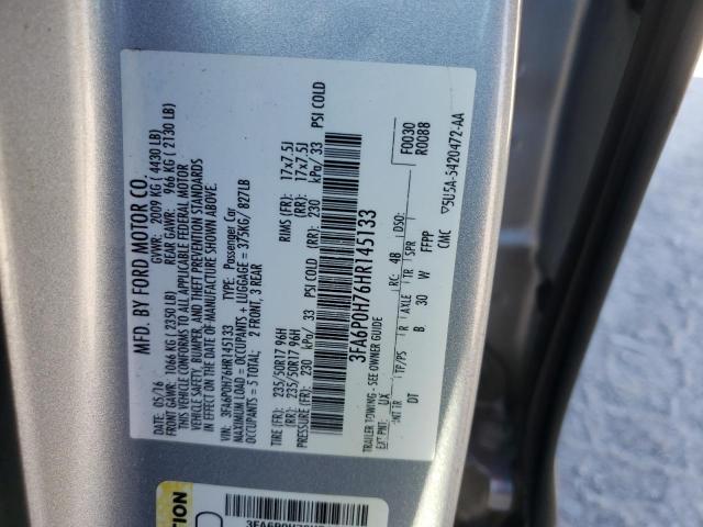 Photo 11 VIN: 3FA6P0H76HR145133 - FORD FUSION SE 