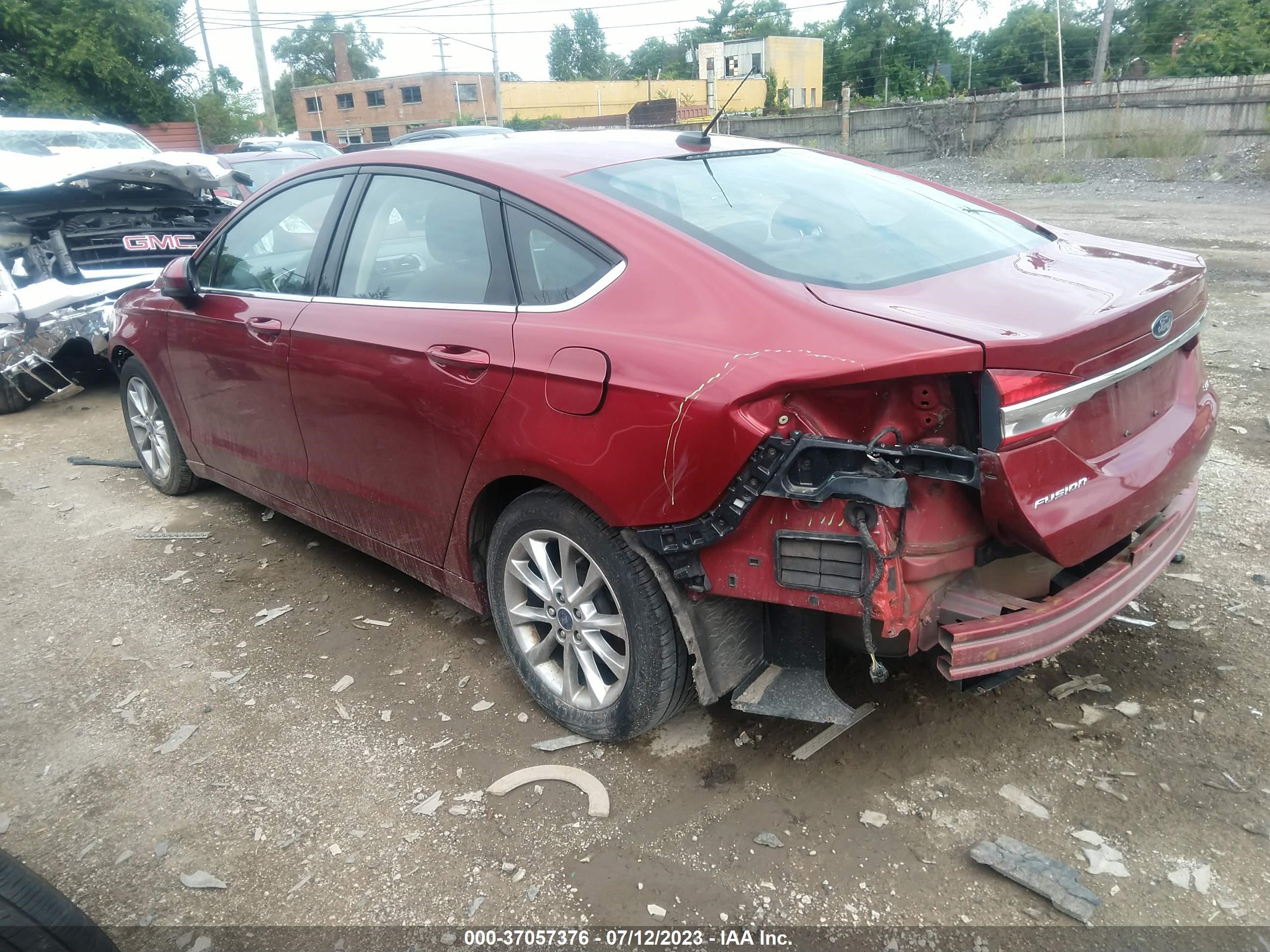 Photo 2 VIN: 3FA6P0H76HR283044 - FORD FUSION 