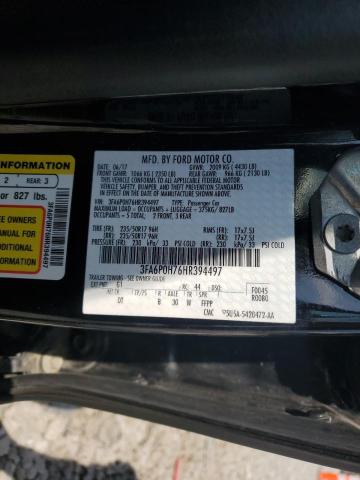 Photo 11 VIN: 3FA6P0H76HR394497 - FORD FUSION 