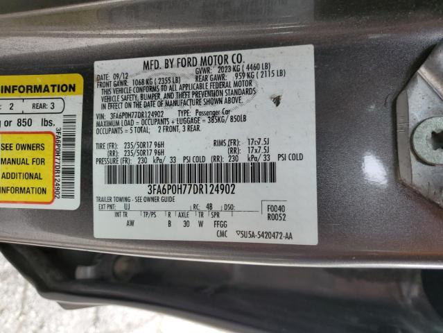 Photo 11 VIN: 3FA6P0H77DR124902 - FORD FUSION 