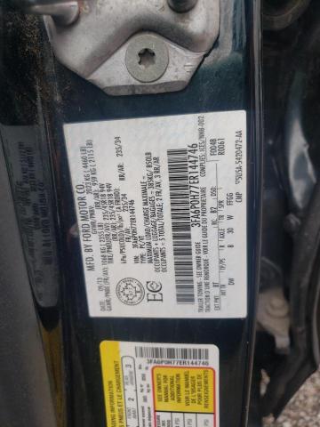 Photo 11 VIN: 3FA6P0H77ER144746 - FORD FUSION SE 