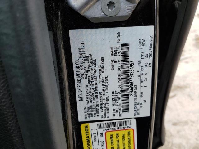 Photo 11 VIN: 3FA6P0H77ER354957 - FORD FUSION SE 