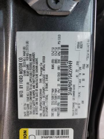 Photo 11 VIN: 3FA6P0H77GR359949 - FORD FUSION 