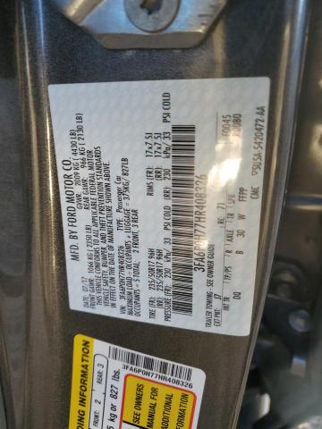 Photo 11 VIN: 3FA6P0H77HR408326 - FORD FUSION 