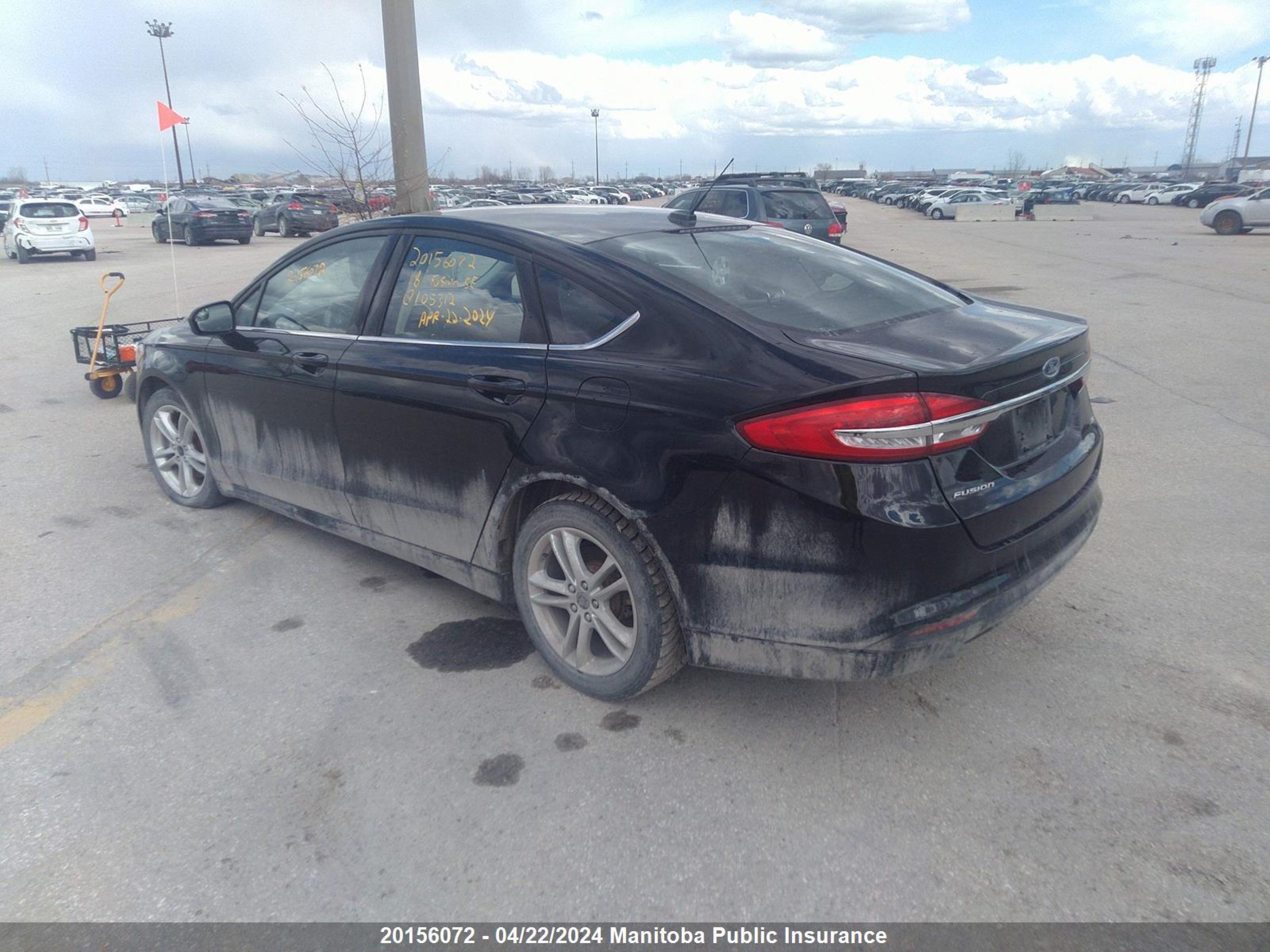 Photo 2 VIN: 3FA6P0H77JR105312 - FORD FUSION 