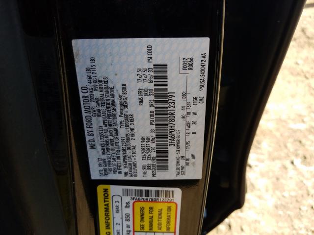 Photo 9 VIN: 3FA6P0H78DR123791 - FORD FUSION SE 