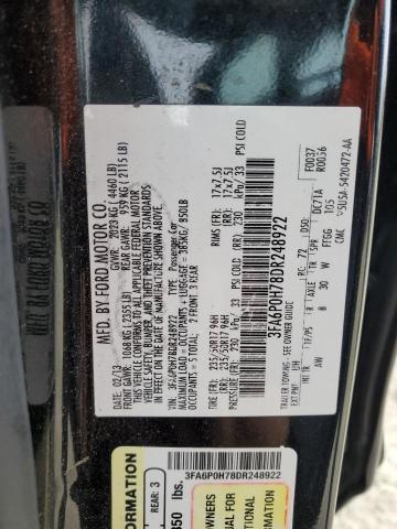 Photo 11 VIN: 3FA6P0H78DR248922 - FORD FUSION SE 