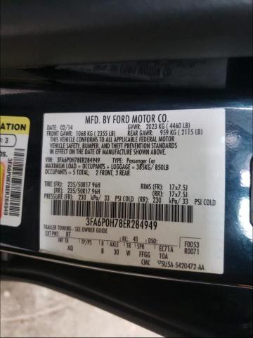 Photo 9 VIN: 3FA6P0H78ER284949 - FORD FUSION SE 