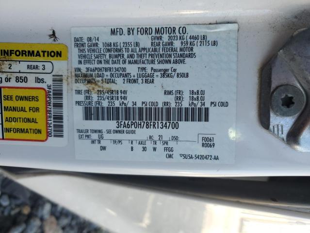 Photo 11 VIN: 3FA6P0H78FR134700 - FORD FUSION 