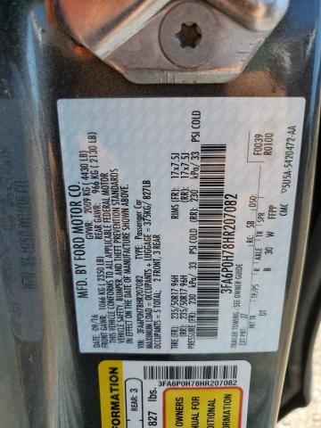 Photo 11 VIN: 3FA6P0H78HR207082 - FORD FUSION SE 