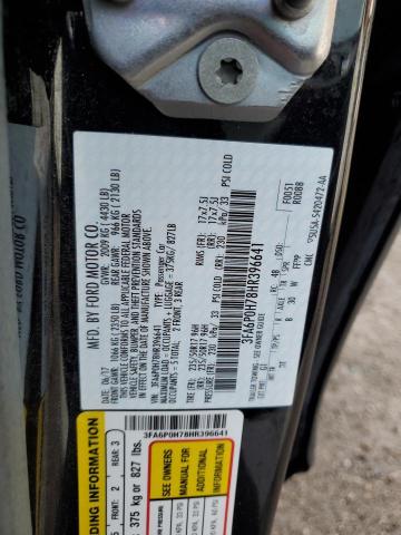 Photo 11 VIN: 3FA6P0H78HR396641 - FORD FUSION SE 