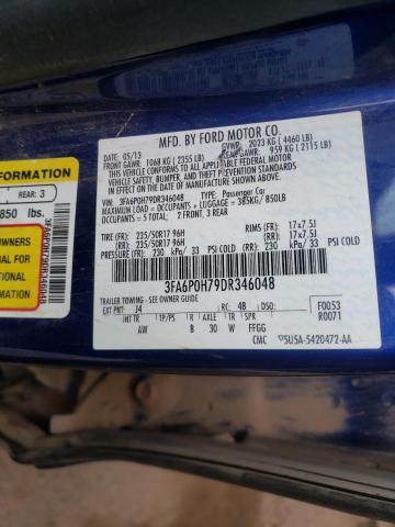 Photo 9 VIN: 3FA6P0H79DR346048 - FORD FUSION SE 