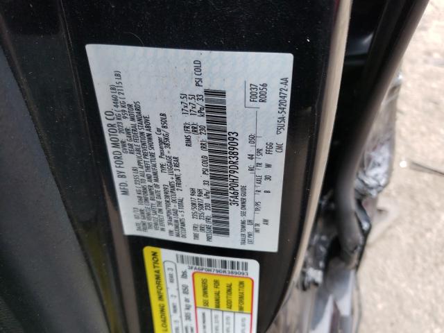 Photo 9 VIN: 3FA6P0H79DR389093 - FORD FUSION SE 