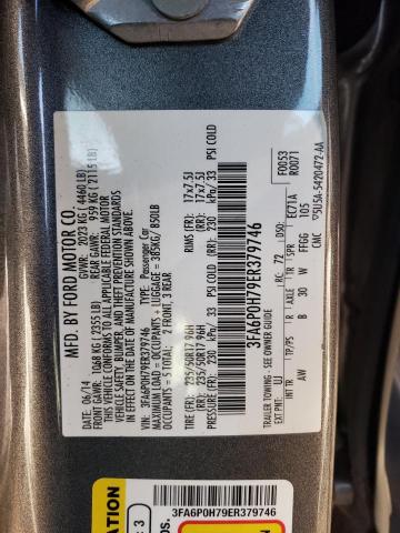 Photo 11 VIN: 3FA6P0H79ER379746 - FORD FUSION SE 