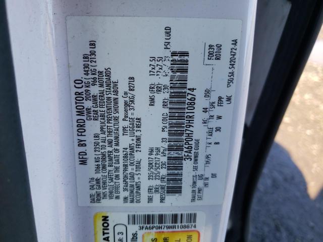 Photo 12 VIN: 3FA6P0H79HR108674 - FORD FUSION 