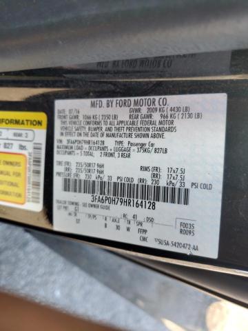 Photo 11 VIN: 3FA6P0H79HR164128 - FORD FUSION SE 