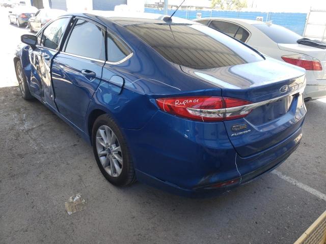 Photo 2 VIN: 3FA6P0H79HR278940 - FORD FUSION SE 