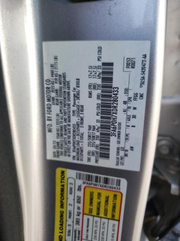 Photo 9 VIN: 3FA6P0H7XDR280433 - FORD FUSION SE 