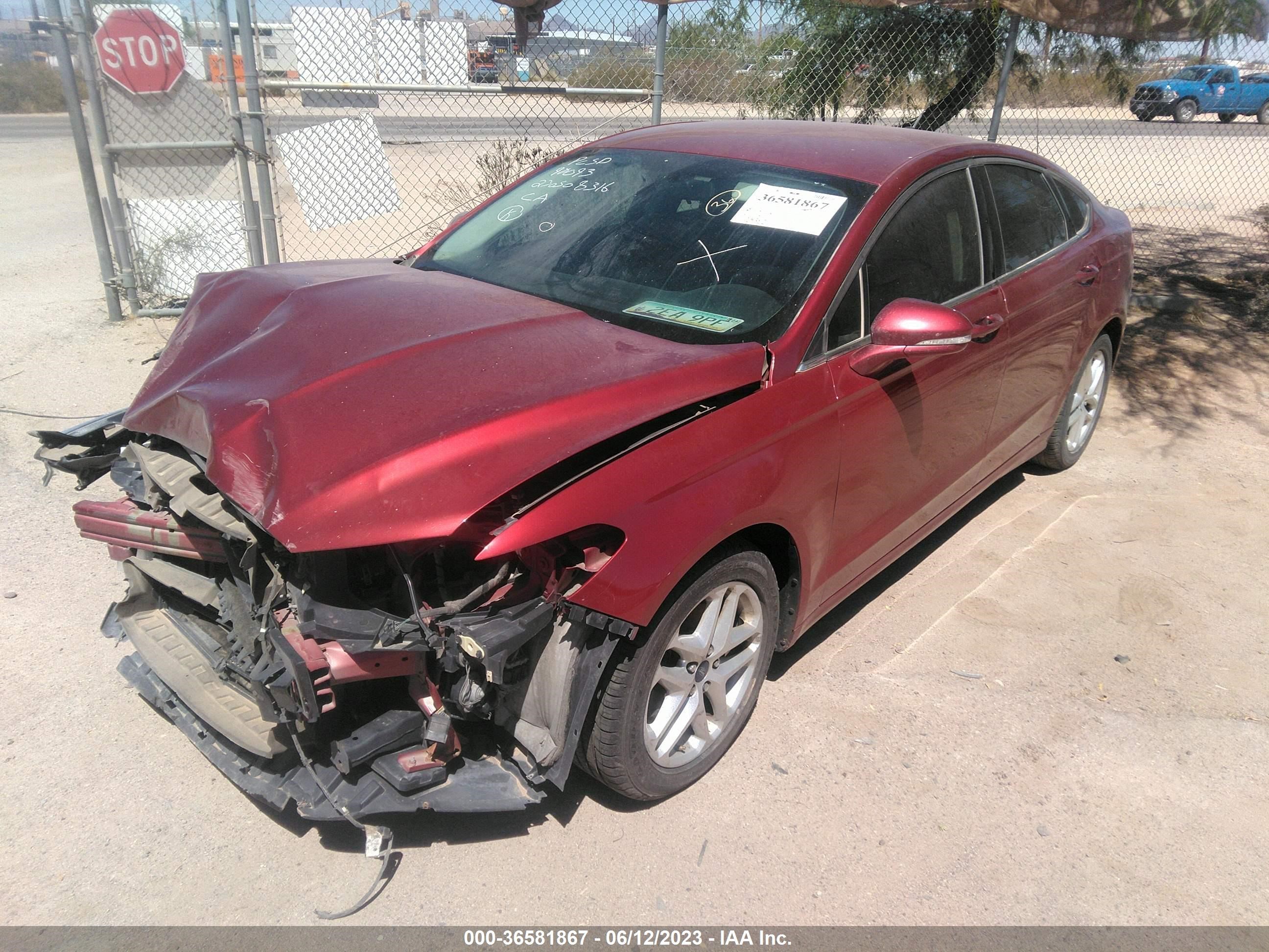 Photo 1 VIN: 3FA6P0H7XGR113719 - FORD FUSION 