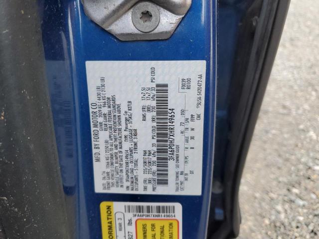 Photo 11 VIN: 3FA6P0H7XHR149654 - FORD FUSION SE 